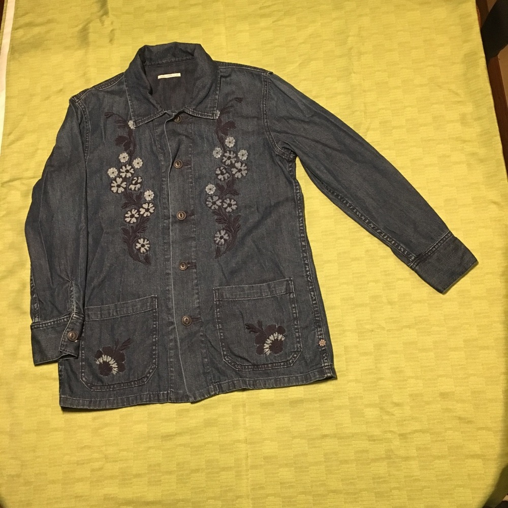 “Alexa Chung for Ag” light denim jacket